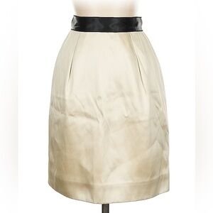 Dolce & Gabbana Black and Cream Mini Skirt